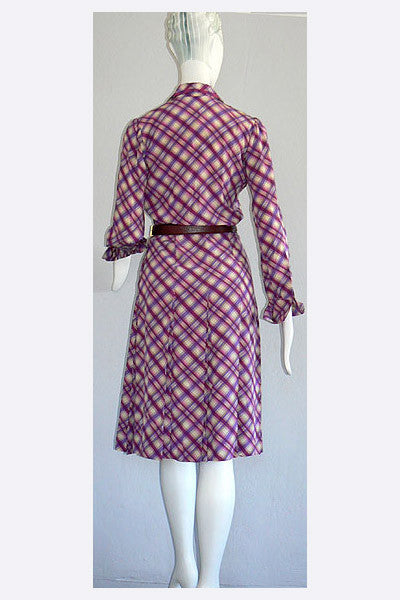 1970s Yves Saint Laurent Couture Dress