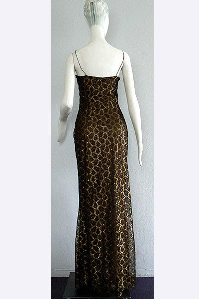 1970s Yves Saint Laurent Couture Evening Dress