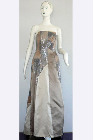 1990s  Lily Samii Formal Gown