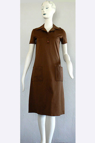 1970s Halston Polo Dress