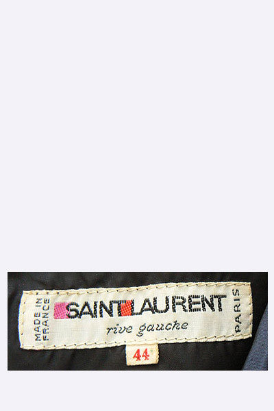 1970s  Yves Saint Laurent Sheer Devore & Velvet Dress
