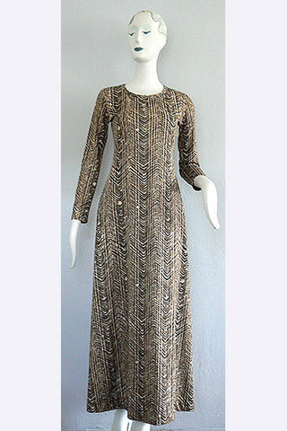 1970s Diane Von Furstenberg Long Dress