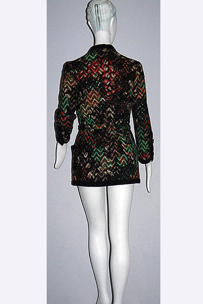 1960s Coco Chanel Haute Couture Fantasy Tweed Jacket