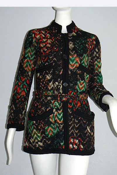 1960s Coco Chanel Haute Couture Fantasy Tweed Jacket – Swank Vintage