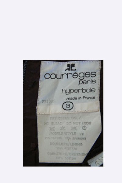 1970s Andre Courreges Vinyl Dress