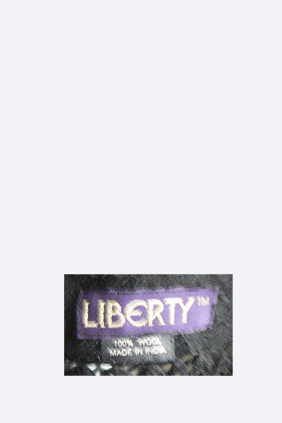 1970s Liberty London Crewel Work Scarf/Wrap