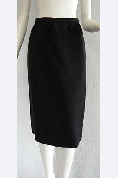 1970s Halston  Wool Skirt