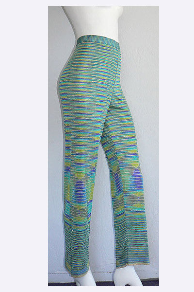 1970s Missoni Space Dyed Lurex Pants