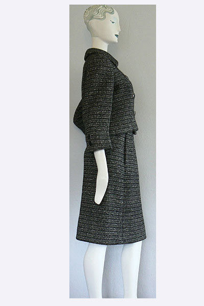 1960s Norman Norell Tweed Suit