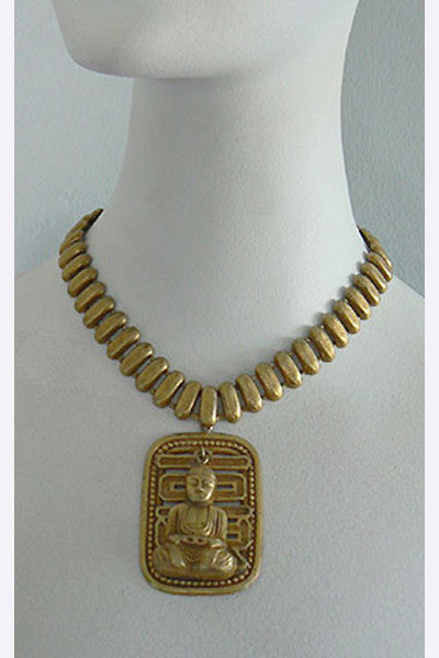 1940s Joseff of Hollywood Buddha Necklace – Swank Vintage