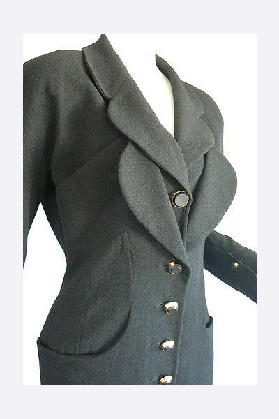1990s Karl Lagerfeld Dress Swank Vintage 1990s Karl Lagerfeld Dress Swank Vintage