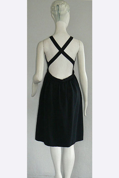 1960s Geoffrey Beene Backless Dress