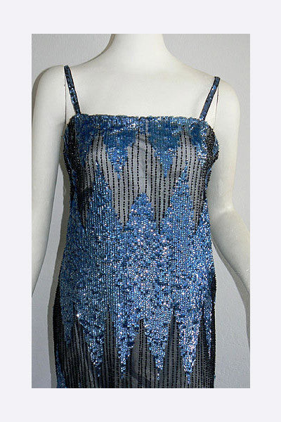1960s Deco Sequin "Flapper's Dress"