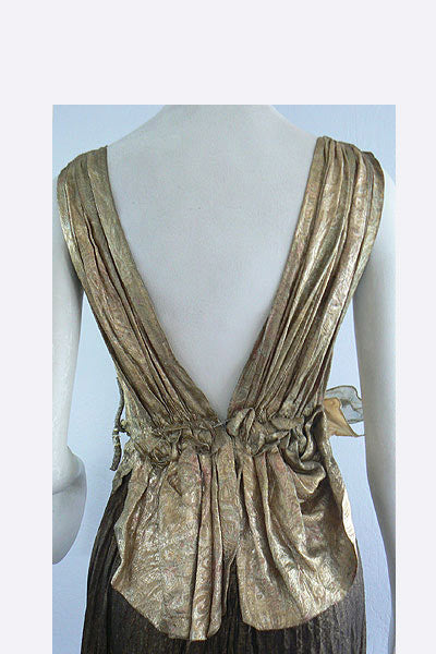 1930s Gold Lame' Gown