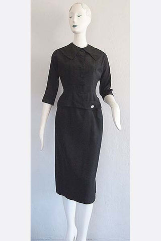 1950s Hourglass Dress Suit
