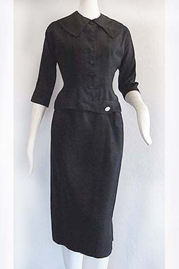 1950s Hourglass Dress Suit