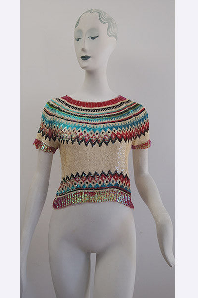美品　90s Jean Paul GAULTIER パフスリーブトップス Jean Paul Gaultier 1990s Mesh Turtleneck – Vintage Grace