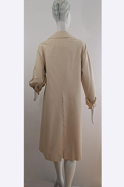 1970s Calvin Klein Silk/Wool Trench Coat