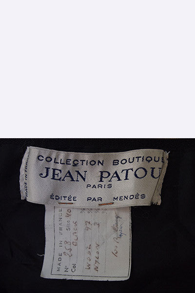 1960s Jean Patou Wool Dress