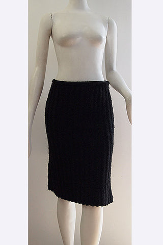 1970s Courreges boucle skirt