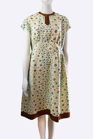 1960s Valentino Floral Silk Dress