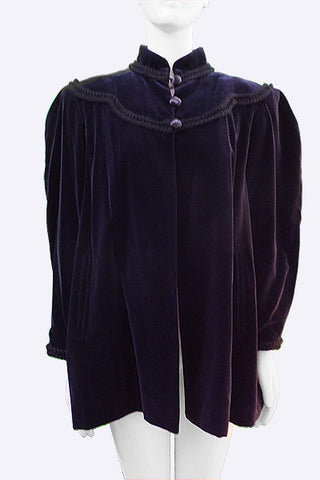 1970s Yves Saint Laurent Velvet Jacket