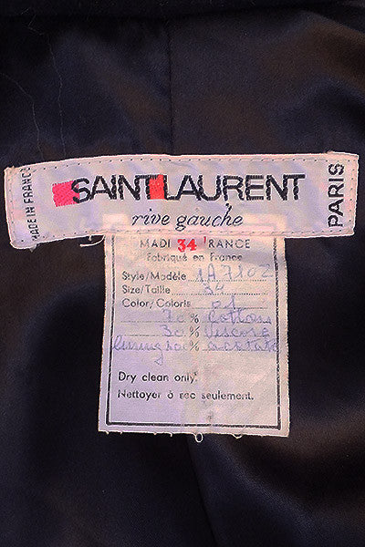 1970s Yves Saint Laurent Velvet Jacket