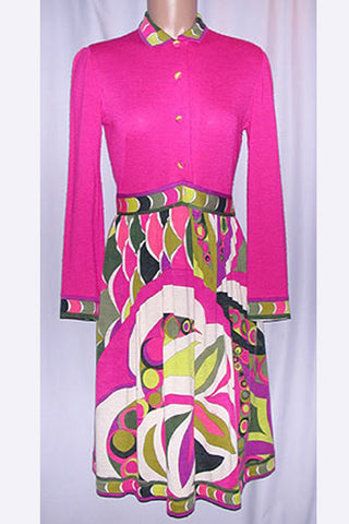 1960s Pucci Cashmere Dress